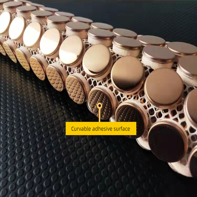2023 Modern Style Small Round Rose Gold Titanium White Metal Stainless Steel Mosaic Restaurant Hotel Wall Decoration