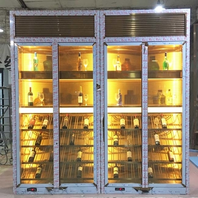 Stainless SteelHighend Wine Cabinet Wine Rack Display Cabinet ISO No.4 HL