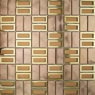 Natural Shell Granite Mosaic Tile Display Stand Tile Sticker Sheet