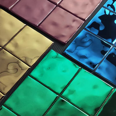 İyi bir fiyat. Mutfak Yapıştırıcısı için 430 304 Paslanmaz Çelik Fayans Mozaik Duvar Etiketi çevrimiçi