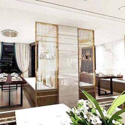 304 Gold Color Hairline PVD Coating Bright Brushed Glossy Double Sided Stainless Steel Dividers