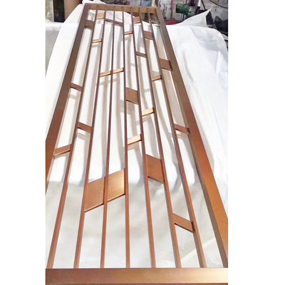 İyi bir fiyat. 304 Gül Altın Bronz Saç çizgisi Paslanmaz Çelik Bölücüler Fırçalı Paslanmaz Çelik Bölmeler çevrimiçi