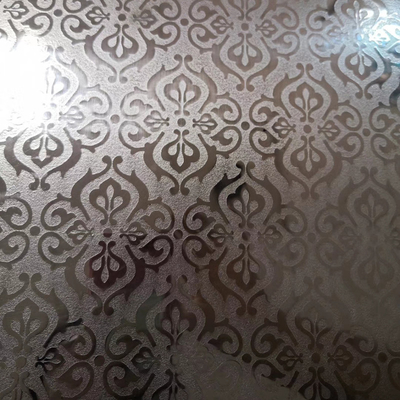 Özel Şablon Çizim ve Çizim Paslanmaz Çelik Dekoratif Panel Projesi Otel