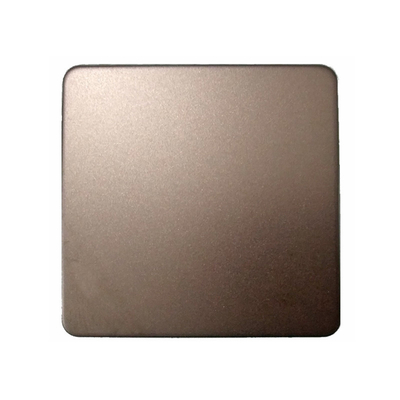 Stainless Steel Elevator Gate Design Sandblasted Rose Gold Dark Brown