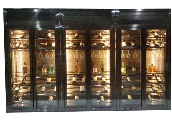 OEM Fashion Stainless Steel Wine Cabinets For Villa Clubhouse
