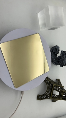 Metal Nonwoven Fabric Stainless Steel Colored PVD Oven Champagne 4ft 8ft Sheet