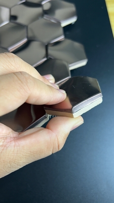 316 Paslanmaz Çelik Yaprak Renkli Metal Dekoratif Yapraklar Mozaik Kelepçeler