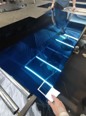 İyi bir fiyat. Sapphire Paslanmaz Çelik Dekoratif Panel Yaprak Duvar Otel Projesi için çevrimiçi