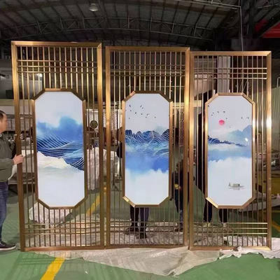 İyi bir fiyat. Metal Modern Tasarım Saç çizgisi Paslanmaz Çelik Özel Bölme Ekrani Oturma Odası çevrimiçi