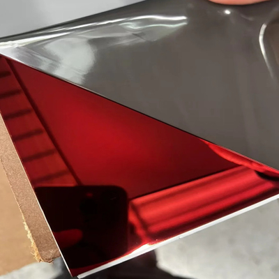 201 304 316 430 8k  JIS AISI ASTM DIN TUV BV SUS GB Mirror Color Stainless Steel Sheet For Indoor Decoration