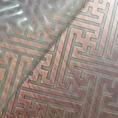 İyi bir fiyat. Tasarımcı tavsiye renkli paslanmaz çelik plaka otel sanat kurulum / LOGO Duvar malzemesi 3 boyutlu lazerli gravür etkisi Küresel ihracat çevrimiçi