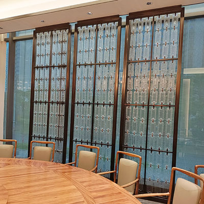 İyi bir fiyat. Bronz Renkli Paslanmaz Çelik Oda Bölücü Cam Özel Tasarımı çevrimiçi