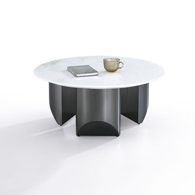 İyi bir fiyat. OEM Yapay Taş Taş Taşı Top Siyah Renkli Paslanmaz Çelik Kahve Masası çevrimiçi