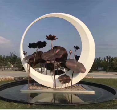 İyi bir fiyat. Mimari Projesi için Gümüş 316L Parlak Ayna Paslanmaz Çelik Heykel çevrimiçi