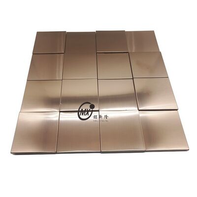 304 201 Paslanmaz çelik mozaik korozyona dayanıklı ve su geçirmez Restoran otel banyo sanat duvar dekorasyonu için