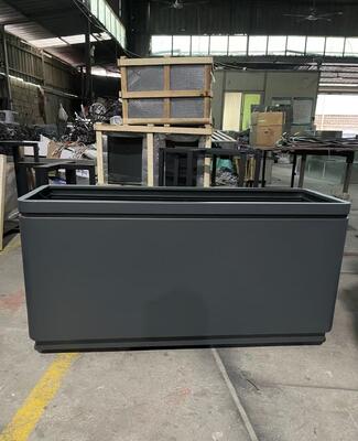 İyi bir fiyat. Modern Minimalist Özel Paslanmaz Çelik Saksı İç/Dış Mekan Kullanımı İçin çevrimiçi