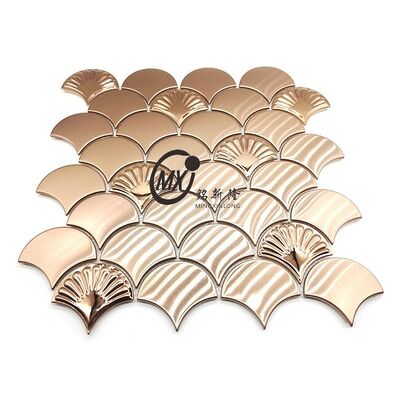 İyi bir fiyat. Lüks otel dekorasyonu için cilalı ayna bitiş paslanmaz çelik mozaik çevrimiçi