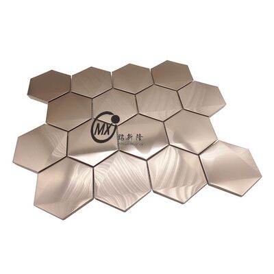 İyi bir fiyat. Altın, Rose Gold, Siyah Renklerde Renkli PVD Kaplamalı Paslanmaz Çelik Mozaik Karolar çevrimiçi