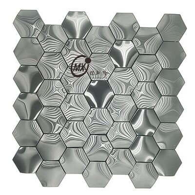 İyi bir fiyat. Stainless Steel Mosaic with Crystal and Mirror Inlays for Sparkling Effect çevrimiçi