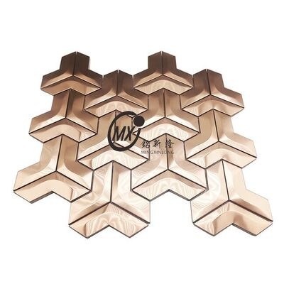 İyi bir fiyat. Dış Cephe Kaplaması Paslanmaz Çelik Mozaik Hava Koşullarına Dayanıklı çevrimiçi