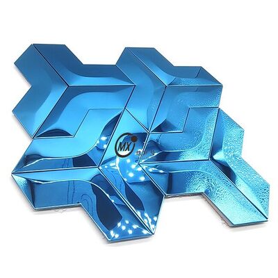 İyi bir fiyat. PVD Rengi Siyah Antik Pirinç Metal Paslanmaz Çelik Mozaik çevrimiçi