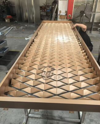 Sleek Stainless Steel Folding Screen for Commercial Spaces