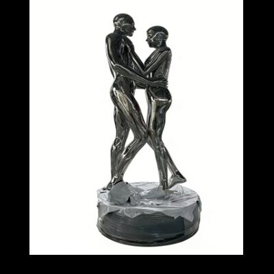 İyi bir fiyat. Modern Sanat Karakter Heykel Özel Cam/ Paslanmaz Çelik Ayna Parka İnsani Heykel Scenic Spot Outdoor çevrimiçi