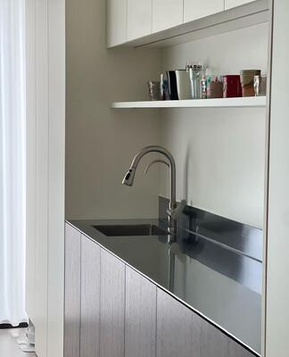 İyi bir fiyat. 15 İnç Çizilmeye Dayanıklı Paslanmaz Çelik Bar Hazırlık Lavabosu, Üstten Montaj çevrimiçi