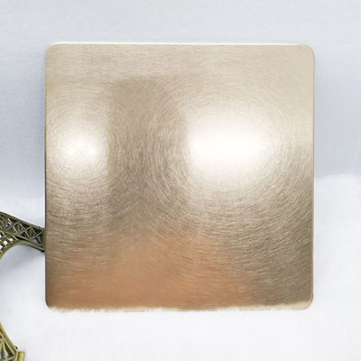 color stainless steel sheet gold mirror with anti-finger treatment