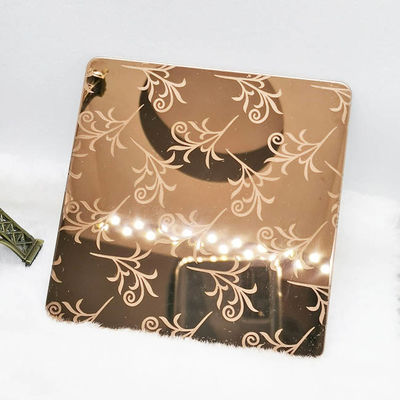 İyi bir fiyat. Asansör Dekoratif için 0.75mm Renkli Aşındırma Paslanmaz Çelik Levhalar 10 ft çevrimiçi